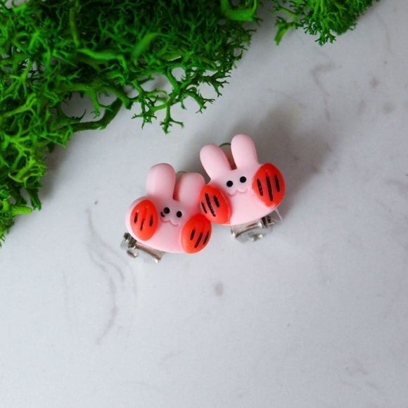 Clip on poly clay studs bundle 2 - Picture 10 of 12